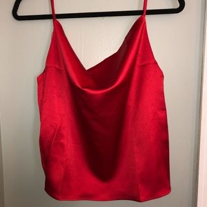 Satin Oversized Tank Top